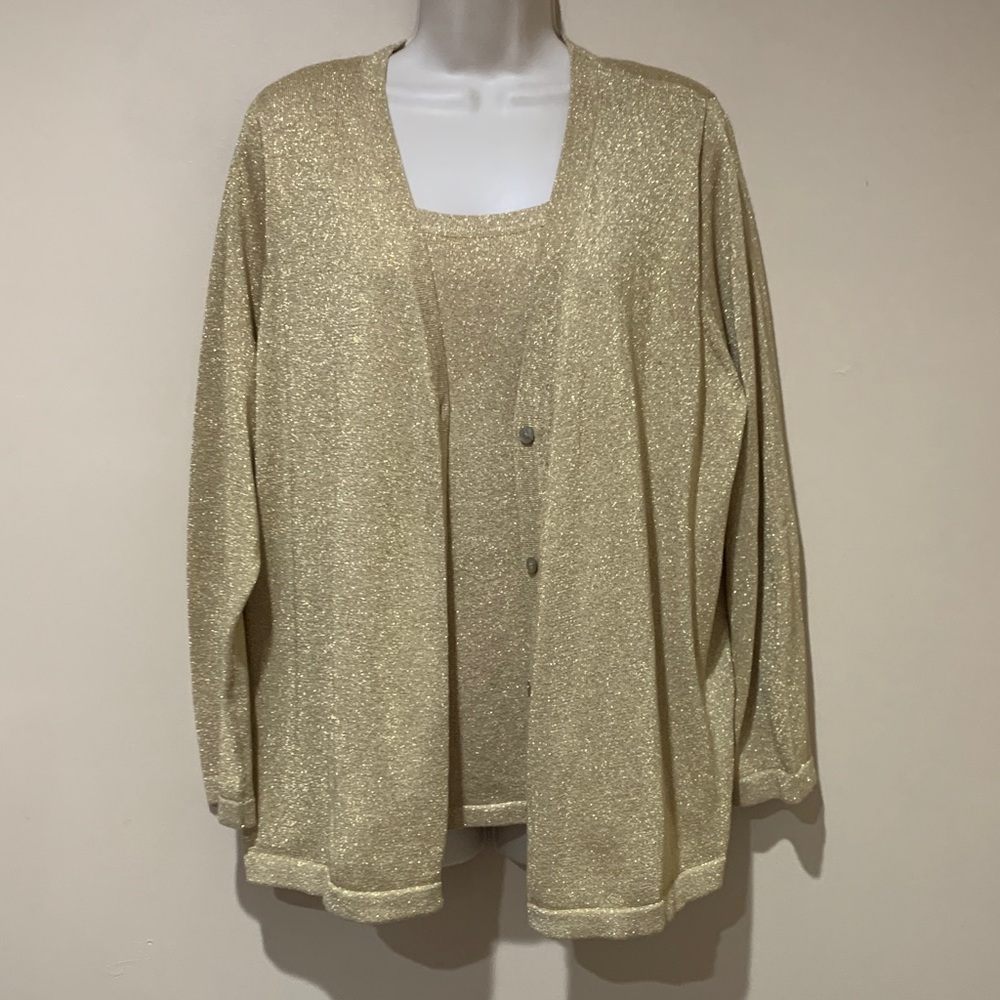 Sparkle 22/24 cardigan with top SET
